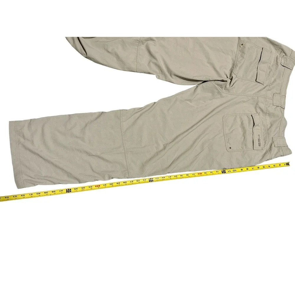 Columbia Mens Field‎ Gear Omni Shield Pants Size 38x32 Beige Roll Up Pants